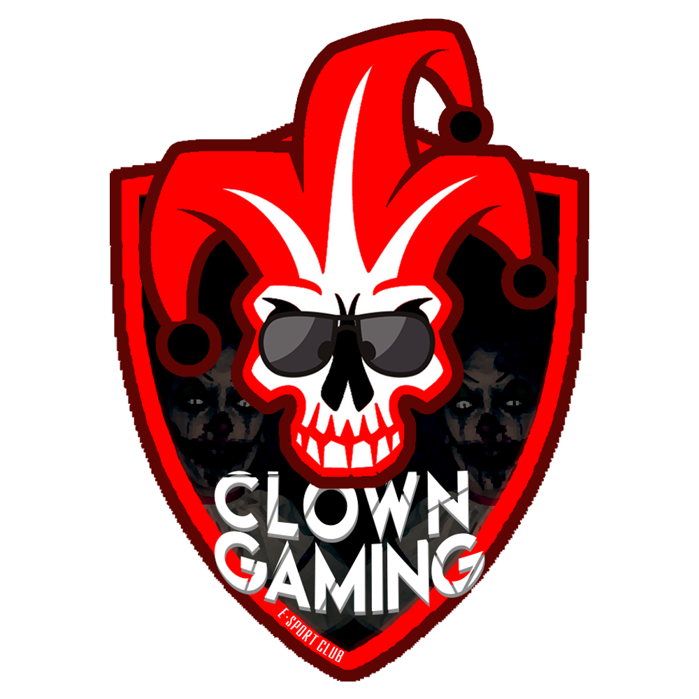 Primer escudo de Clown Gaming (10 de septiembre de 2017 - 5 de febrero de 2021)